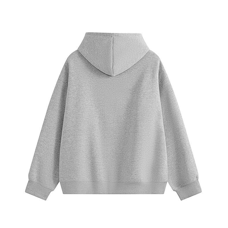 重磅boxy短款全棉450克拉链连帽卫衣短宽套头外套男RH5351-P50,女装短外套,星座610B-1