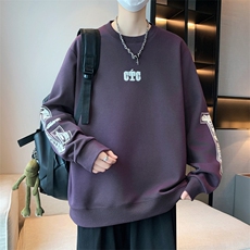 卫衣春季新款印花青少年套头男潮流学生休闲宽松WY822-P53，男装卫衣，星座1105-3