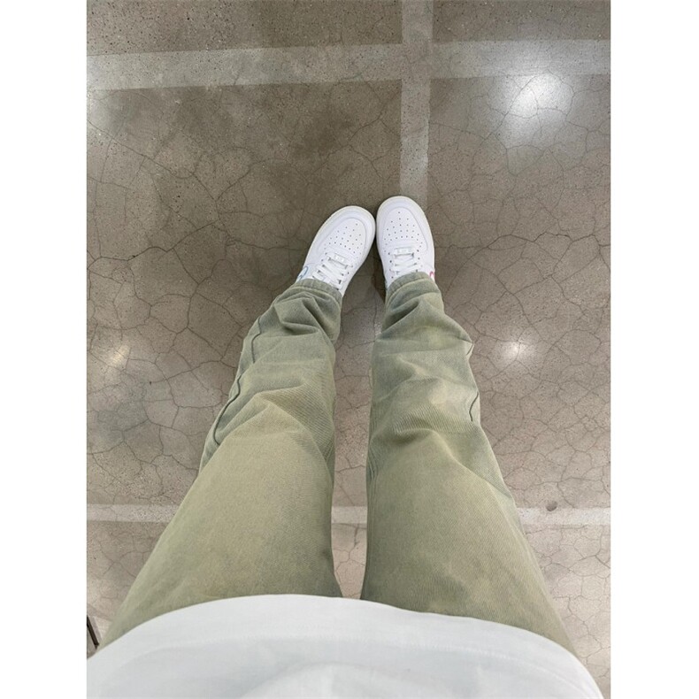 垂坠感直筒个性后拉链设计潮流牛仔裤男宽松N2237,男装牛仔裤,星座1116A（原606A-3）