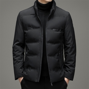 21冬季新款潮流立领棉服时尚商务休闲纯色棉衣男装ZELD9713-P130图片