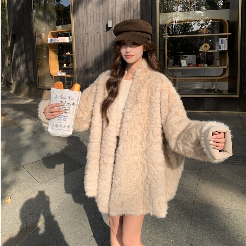 2C232-8698湖羊毛仿皮草皮毛一体8698-P210-K298,女装毛呢外套,2C232