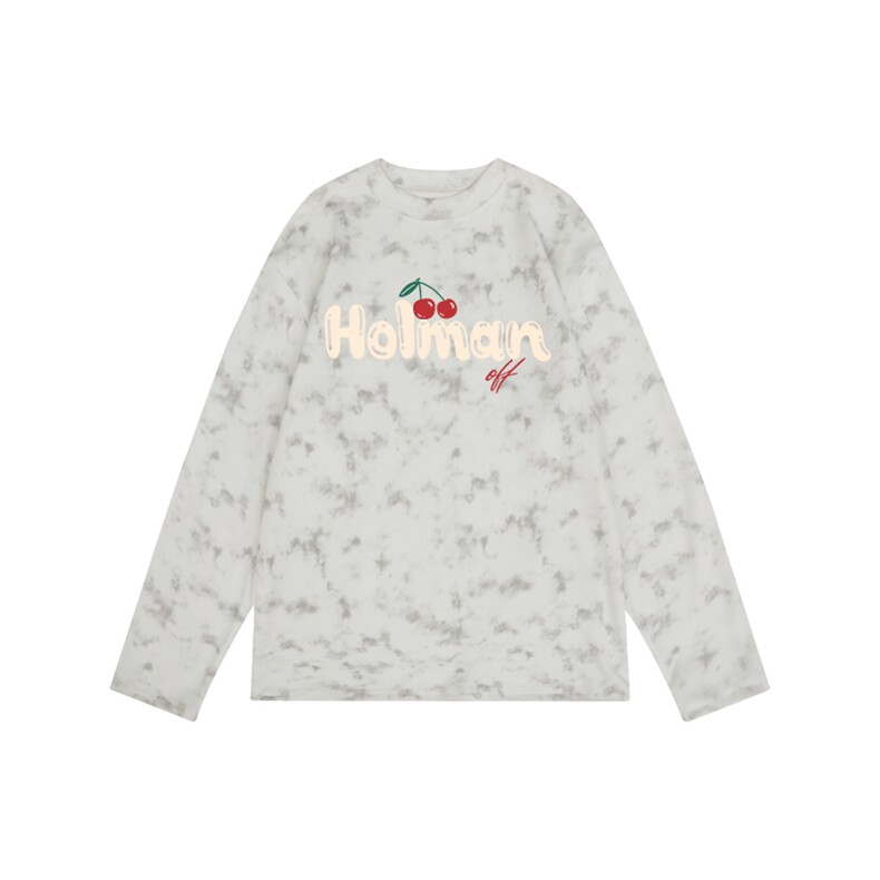 260克重磅扎染德绒圆领打底衫【有货】HD019-DR25292RL-P25图片
