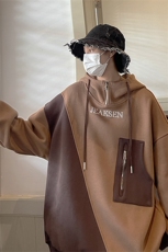 卫衣男潮ins大码宽松休闲百搭秋季痞帅连帽外套JK22308-P75控88，男装卫衣，星座605(原A050)