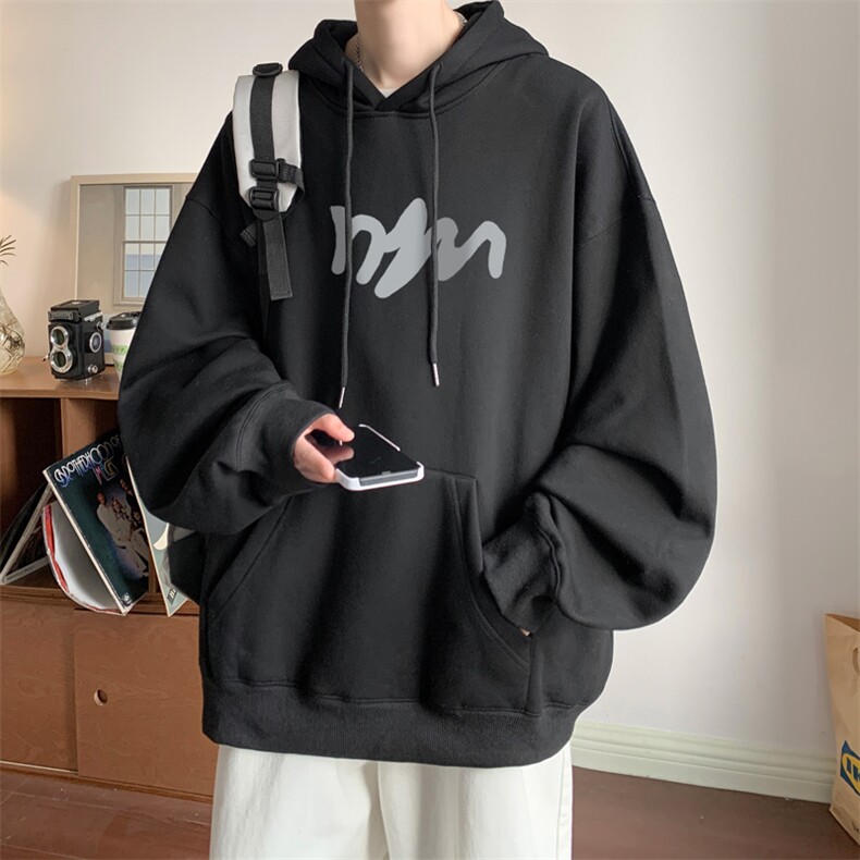 ！连帽圆领卫衣男装港风帽衫男LM127-P35,男装卫衣,电商B367