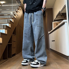 牛仔裤男士2025新款夏薄款美式宽松青少年休闲长裤Q29127-特P42，男装牛仔裤，星座610（原A335）