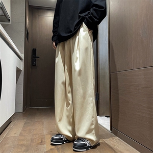 美式vibe高街工装裤男春秋港风ins潮牌宽松直筒休闲裤 K7294-P32图片