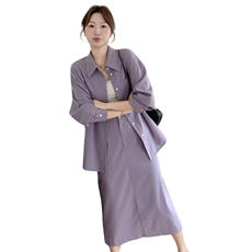 紫色两件套2C198-6506-P165K248，女装套装/套裙，2C198