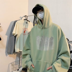 ！连帽圆领卫衣男装港风帽衫男 LM147-P35图片