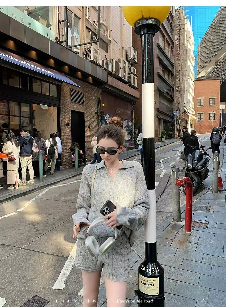 2025年秋季新款百搭7针绞花毛衣,针织衫/毛衣,米咔羊绒