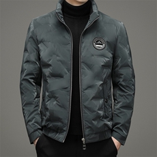 21冬季新款羽绒服男士短款立领纯色外衣保暖羽绒外套HBW2182-P220，男装羽绒服，电商B212（原钱塘6029）