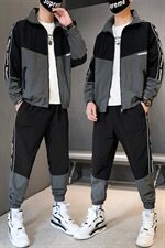 夹克外套男士韩版潮流春秋两件套搭配帅气休闲套装DS869T，男装夹克，电商A102
