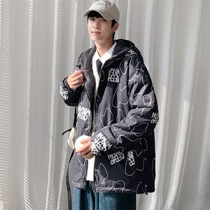 2023冬季青少年羊羔绒棉衣两面穿宽松外套男女 8830-P115 控价138图片