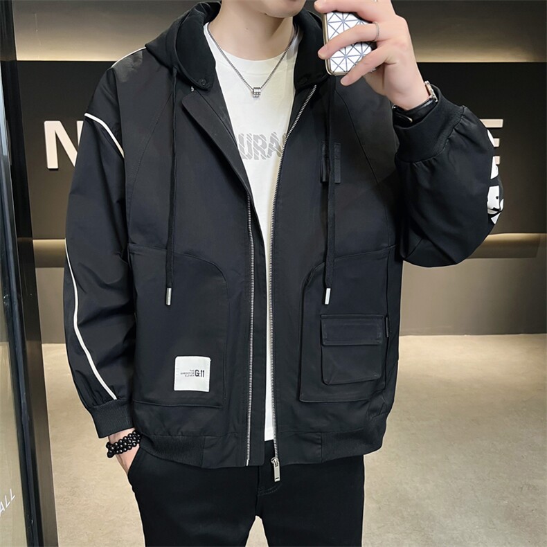 秋冬季工装重工休闲宽松潮流夹克外套402-2P98控138JK6608大货足,男装夹克,星座402-2