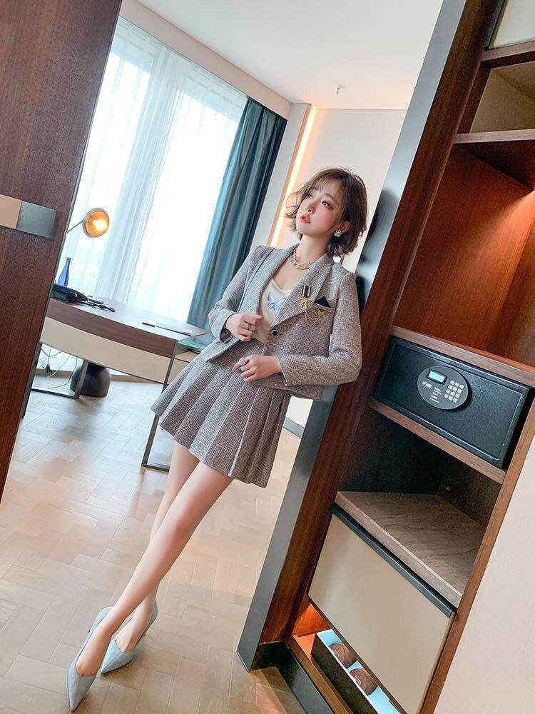2021秋小香套装，女装职业装，贻思茗