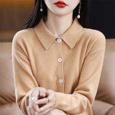 羊毛连衣裙女2024秋冬季新款中长款过膝长款打底针织衫，女装连衣裙，蒙特羊绒