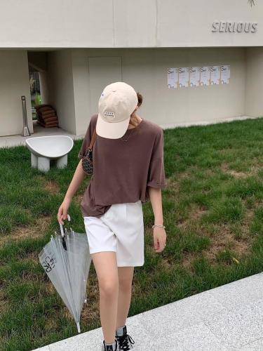 【现货】精选雪花亚麻面料假日tee,女装,海维恩