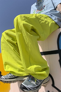春夏新款多巴胺速干分割弯刀裤宽松 M~4XL XZ604-KG73-P45控58图片