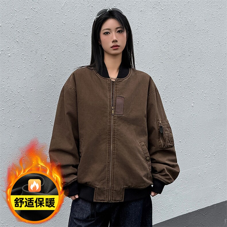 重磅美式水洗做旧工装秋冬新款夹克棉衣外套436-997-P125178,男装夹克,电商A436