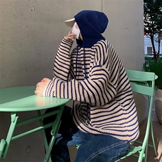美式圆领毛衣男慵懒风休闲针织衫M7025P58，男装针织衫/毛衣，星座1116-2