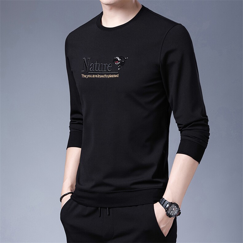 SA8963钱塘2020-2冬季新款时尚休闲圆领百搭中青年男士卫衣P65,男装卫衣,钱塘207-2