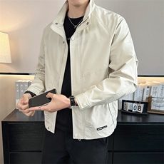 2026店主风春季立领简约休闲棒球服夹克外套男7719-P55，男装夹克，电商A413
