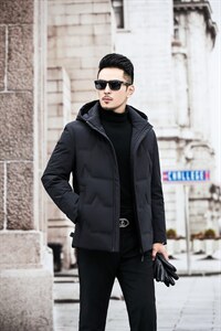 新款2023冬季羽绒服男装连帽白鸭绒外套中年爸爸装SFT81678-P295,男装羽绒服,电商B212（原钱塘6029）