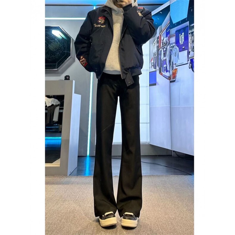 自产已出货潮流时尚高质量成熟版型微喇瘦身西裤JD06-32,男装西裤,星座715-7