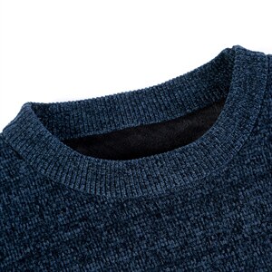 B-N21851冬季新款男士圆领毛衣雪尼尔加绒针织打底衫男装保暖P49,男装针织衫/毛衣,电商B360