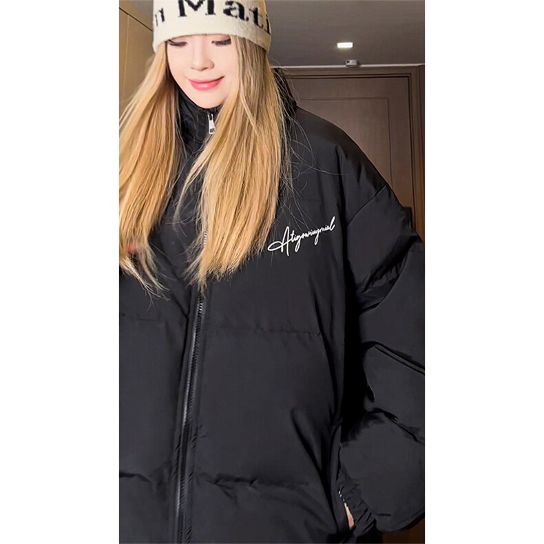 冬季新款印花棉服DT2655-TP5098男女同款立领保暖面包棉衣，男装棉衣，电商A102