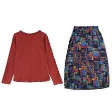 2025春季时尚简约大方气质优雅收腰显瘦休闲修身百搭潮流两件套，女装套装/套裙，施恩睿棋