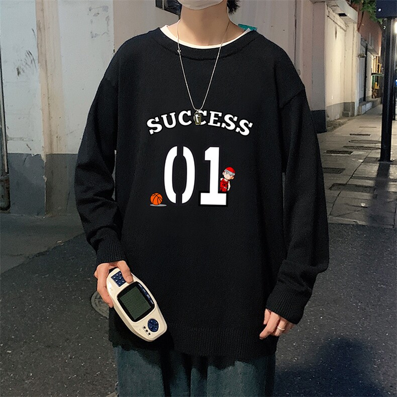 M67205-P45加绒款-P65圆领毛衣男大码针织衫男毛线衣线衫,男装针织衫/毛衣,电商A040