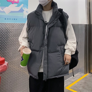 韩版宽松潮流情侣装衣马甲冬季百搭外穿立领外套男  W2072-P48图片