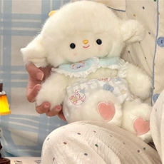 晚安可爱花衣小羊毛绒玩具baby公仔安抚系列玩偶生日礼物娃娃,绒语毛绒玩具 晚安可爱花衣小羊毛绒玩具baby公仔安抚系列玩偶生日礼物娃娃,绒语毛绒玩具