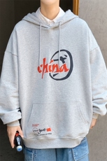 ！2023春季新款男士连帽卫衣百搭潮流外套上衣服WY255P38，男装卫衣，电商B220