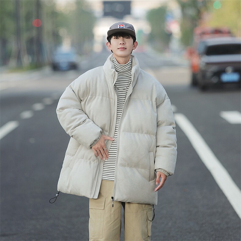 cityboy麂皮绒棉服男冬新款情侣棉衣外套加厚羽绒服MY8805-P68，男装棉衣，星座205-1