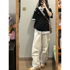 假两件套T恤男女拼接设计感XZ610A-TB262-T批35，男装T恤，星座610A