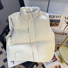 美式格纹无袖马甲棉服宽松秋冬新款男女复古叠穿外套上衣马甲，男装棉衣，星座601-1