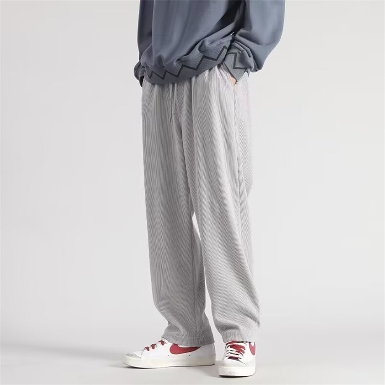 文艺慵懒ins流行气质休闲长裤日系百搭新款原宿潮流简约时尚，女装休闲裤，星座1210-1