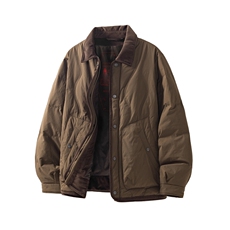 2025冬季新款港风无影大码90%白鸭绒羽绒服M-4XQ-2512-特P159，男装羽绒服，电商A022