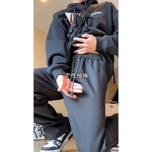 防水防寒冲锋裤男冬季加绒裤潮牌痞帅炸街工装裤W8366-p40 加绒48图片