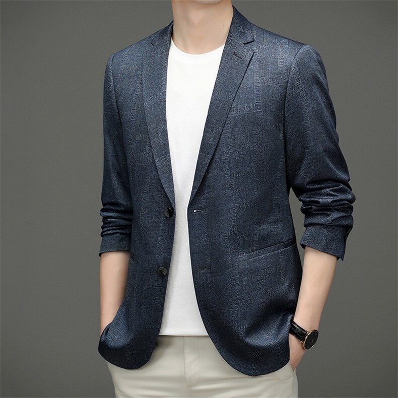 BZ2238钱塘2020-2中青年男士时尚休闲百塔合身春秋款西服P150,男装西服,钱塘207-2
