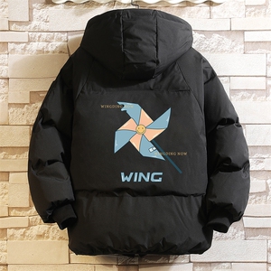 控128加绒面包服男大码羊羔毛衣男MY16112-P100图片