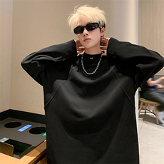 W74冬季高质量德绒高领打底衫黑色白色M到3XLP42，男装卫衣，星座506