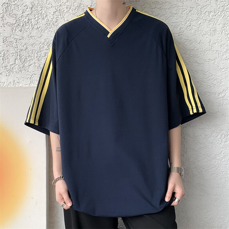 短袖男夏季新款港风宽松体恤上衣T8217-P28,男装T恤,星座214-3