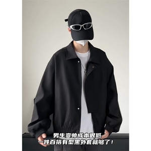 2026春美式时尚飞行夹克男设计感宽松痞帅外套25XJ55218特批45图片