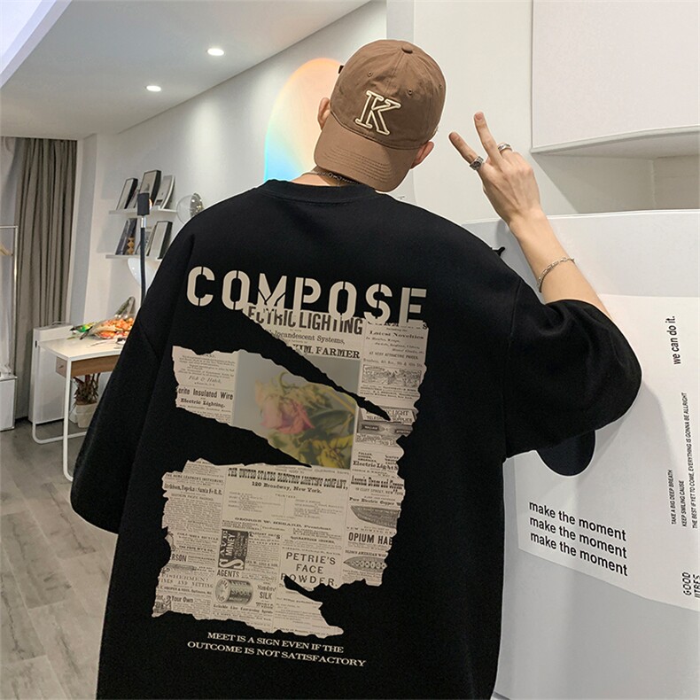 数据超好220克重磅美式潮牌短袖t恤T998-P28直播有280克品质P35,男装T恤,电商A486