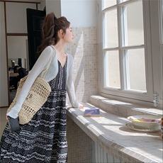 今日新品/现货/吊带印花连衣裙+小衫2C275-5533-P135-K218，女装连衣裙，2C275