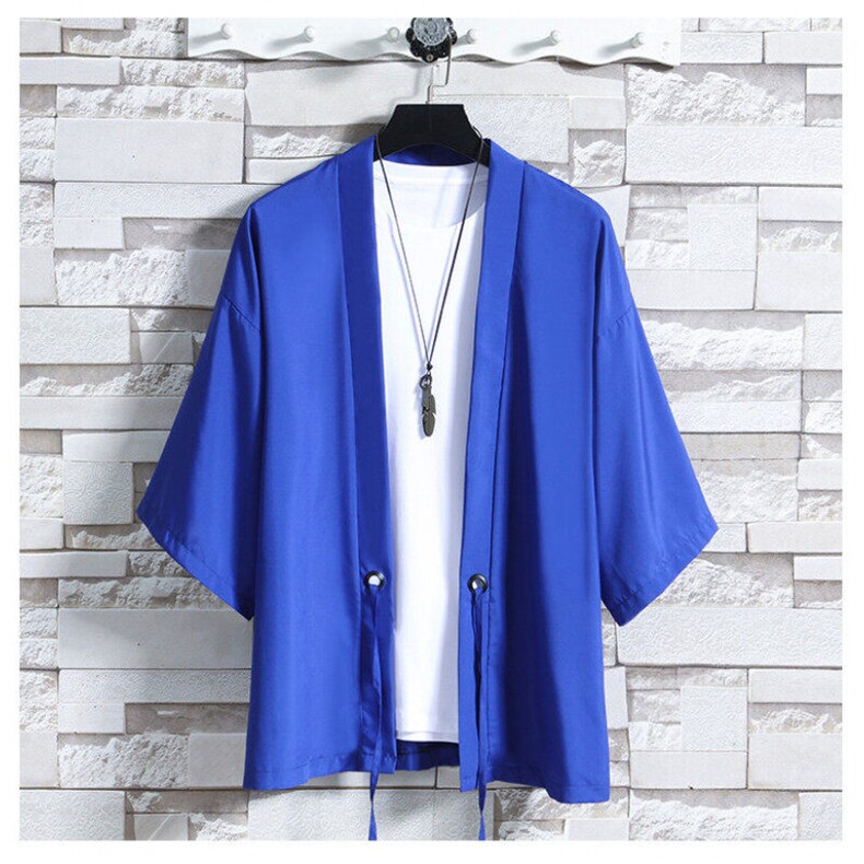 2025风冰丝大码宽松披风男七分袖潮防晒服风衣砖墙111p特p25，男装风衣，星座815（原A203）