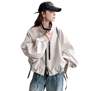 【现货】2026春新款运动夹克冲锋衣女短外套R2C086-2521P145K218图片