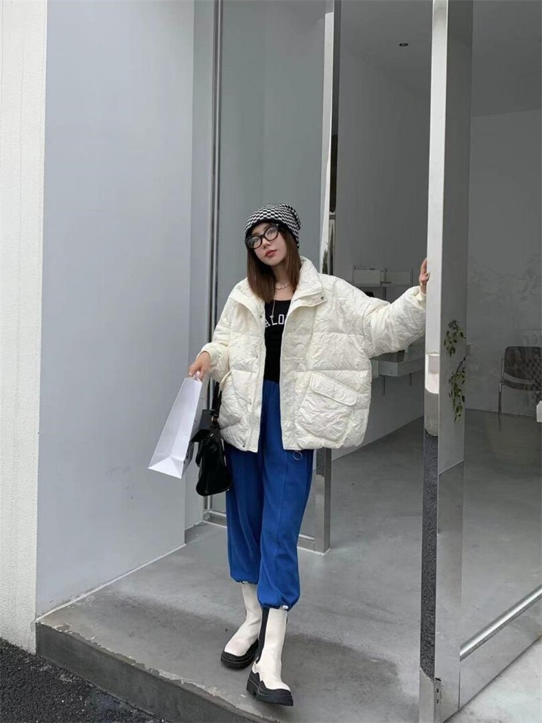 冬季短款休闲羽绒服，女装羽绒服，依启蒙